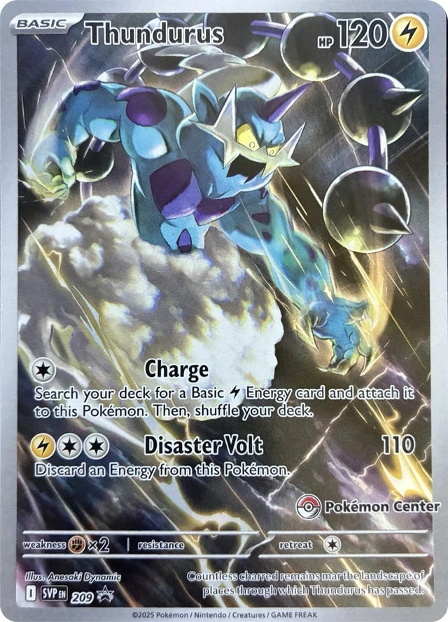 Image for Thundurus - 209 (Pokemon Center Exclusive) (209) (SV: Scarlet & Violet Promo Cards) - Pokemon