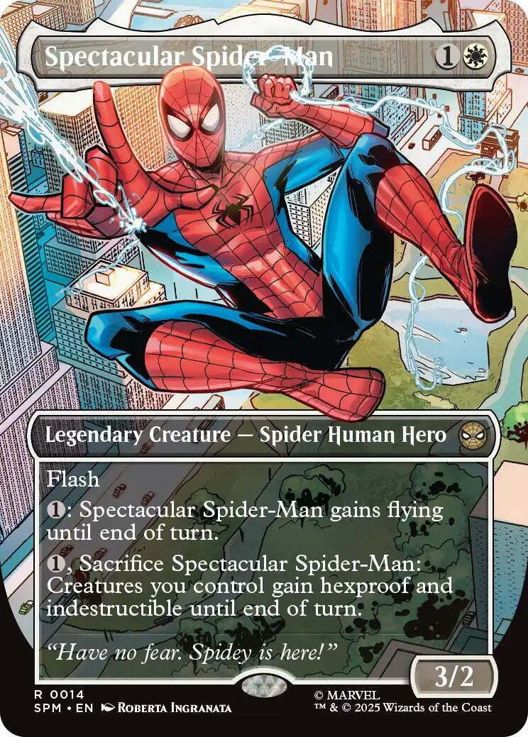 Image for Spectacular Spider-Man (Borderless) (14) (Marvel's Spider-Man) - Magic: The Gathering