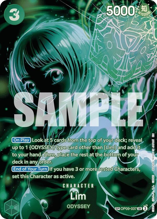 Image for Lim (SP) (OP09-037) (Foil) (Legacy of the Master) - One Piece Card Game