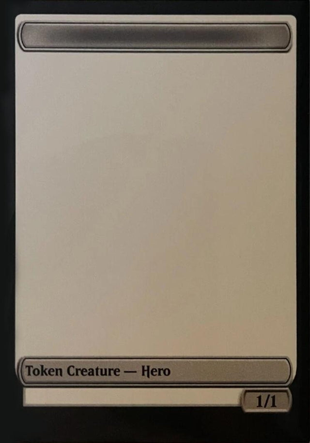 Image for Blank Hero Token (Unique and Miscellaneous Promos) (UMP) - Magic: The Gathering
