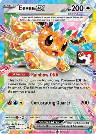Image for Eevee ex (075/131) (Prize Pack Series Cards) - Pokemon
