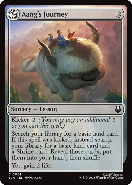 Image for Aang's Journey (1) (Foil) (Avatar: The Last Airbender) - Magic: The Gathering