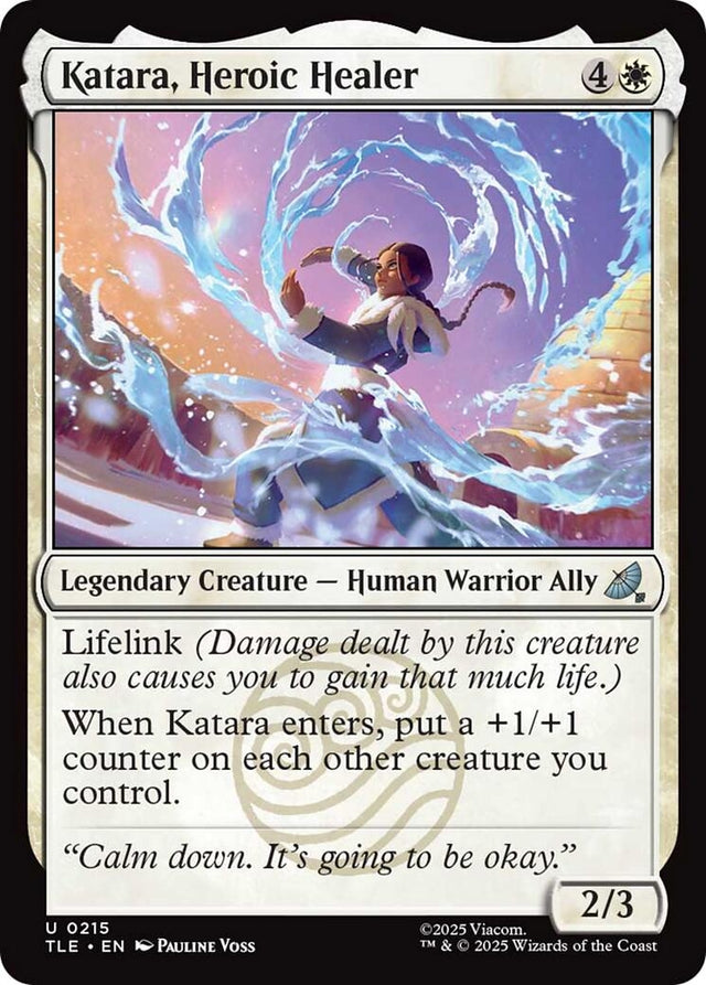 Image for Katara, Heroic Healer (0215) (215) (Foil) (Avatar: The Last Airbender: Eternal-Legal) - Magic: The Gathering
