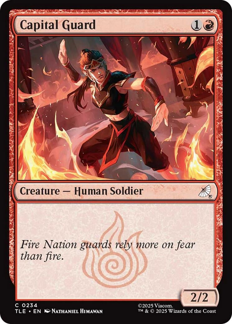 Image for Capital Guard (0234) (234) (Foil) (Avatar: The Last Airbender: Eternal-Legal) - Magic: The Gathering