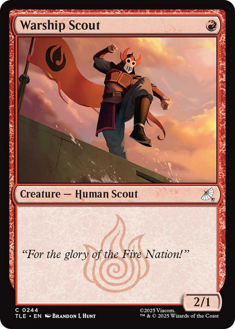 Image for Warship Scout (0244) (244) (Foil) (Avatar: The Last Airbender: Eternal-Legal) - Magic: The Gathering