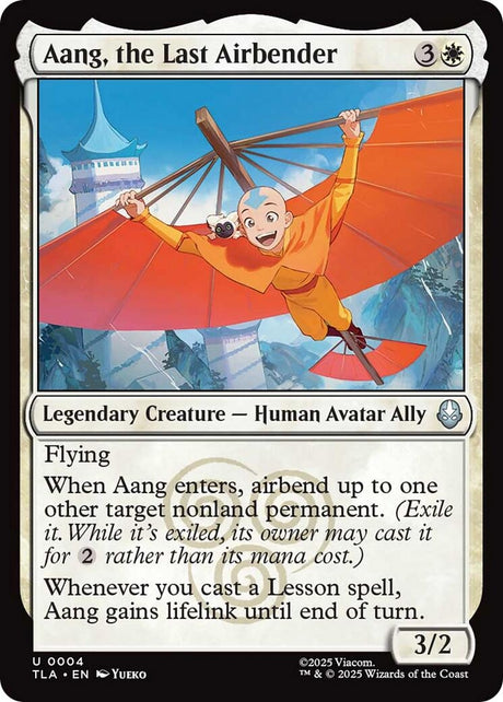 Image for Aang, the Last Airbender (4) (Foil) (Avatar: The Last Airbender) - Magic: The Gathering