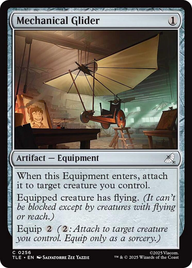 Image for Mechanical Glider (256) (Foil) (Avatar: The Last Airbender: Eternal-Legal) - Magic: The Gathering