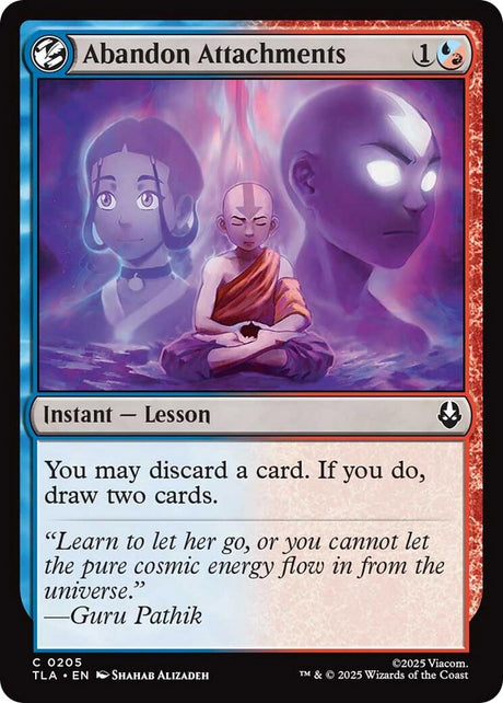 Image for Abandon Attachments (205) (Foil) (Avatar: The Last Airbender) - Magic: The Gathering
