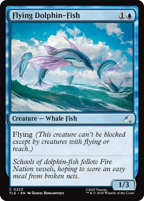 Image for Flying Dolphin-Fish (223) (Foil) (Avatar: The Last Airbender: Eternal-Legal) - Magic: The Gathering