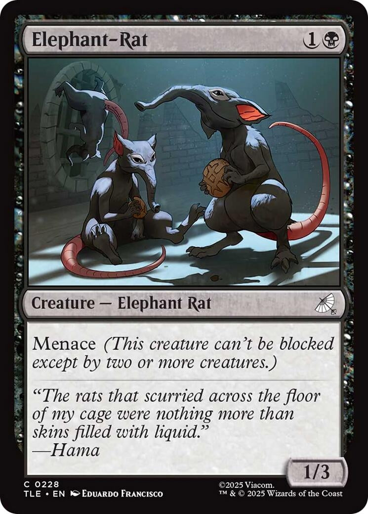 Image for Elephant-Rat (228) (Foil) (Avatar: The Last Airbender: Eternal-Legal) - Magic: The Gathering