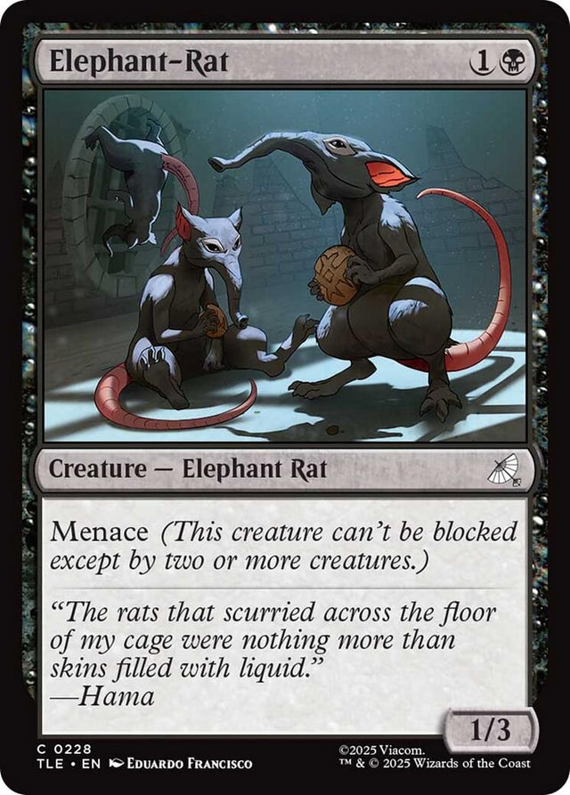 Image for Elephant-Rat (228) (Foil) (Avatar: The Last Airbender: Eternal-Legal) - Magic: The Gathering