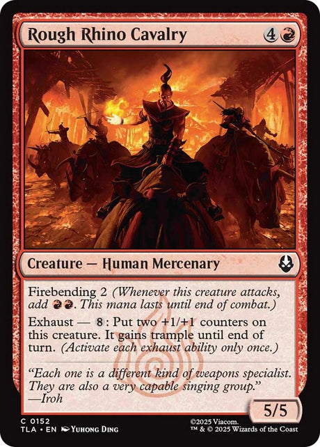 Image for Rough Rhino Cavalry (152) (Avatar: The Last Airbender) - Magic: The Gathering