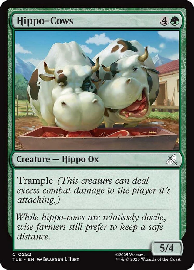 Image for Hippo-Cows (252) (Foil) (Avatar: The Last Airbender: Eternal-Legal) - Magic: The Gathering