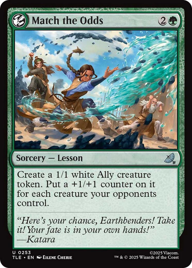 Image for Match the Odds (253) (Foil) (Avatar: The Last Airbender: Eternal-Legal) - Magic: The Gathering