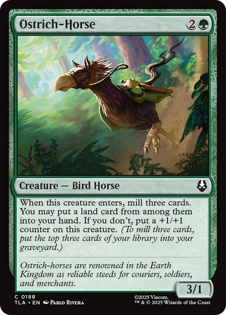 Ostrich-Horse (188) (Foil) (Avatar: The Last Airbender)
