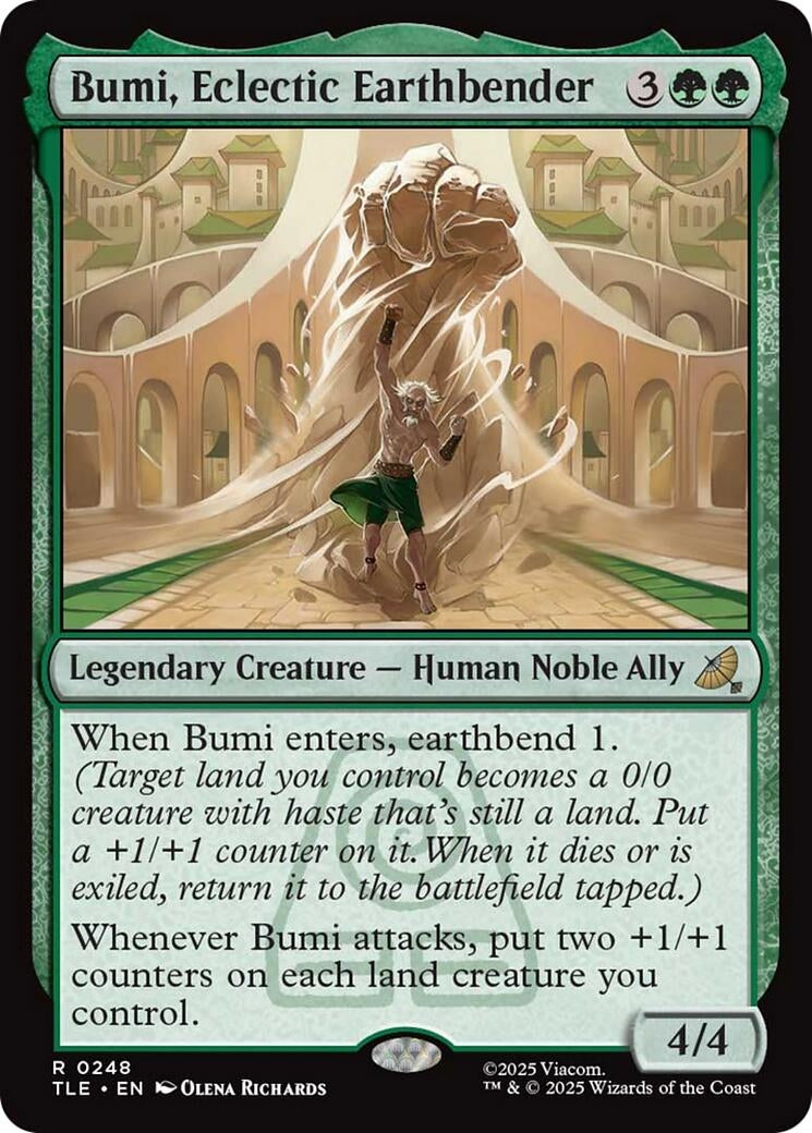 Image for Bumi, Eclectic Earthbender (248) (Foil) (Avatar: The Last Airbender: Eternal-Legal) - Magic: The Gathering