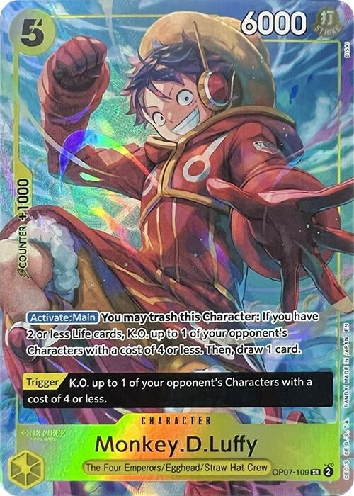 Image for Monkey.D.Luffy (Illustration Box Vol.3) (OP07-109) (Foil) (One Piece Promotion Cards) - One Piece Card Game