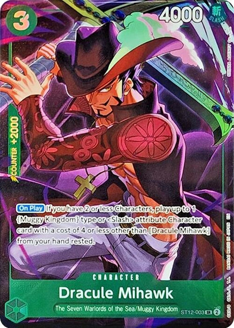Image for Dracule Mihawk (Illustration Box Vol.4) (ST12-003) (Foil) (One Piece Promotion Cards) - One Piece Card Game