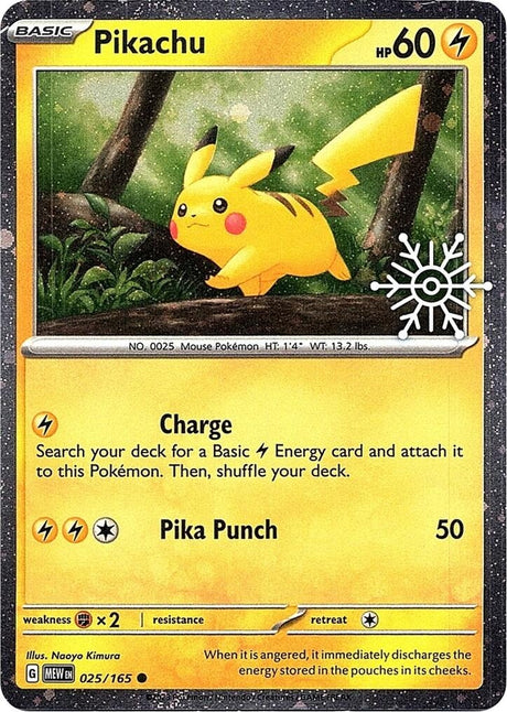 Image for Pikachu - 025/165 (Holiday Calendar) (025/165) (Miscellaneous Cards & Products) - Pokemon