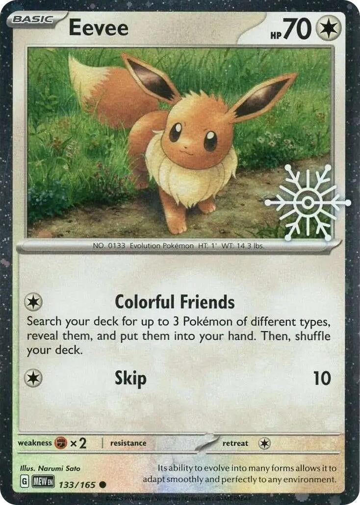 Image for Eevee (Holiday Calendar) (133/165) (Miscellaneous Cards & Products) - Pokemon