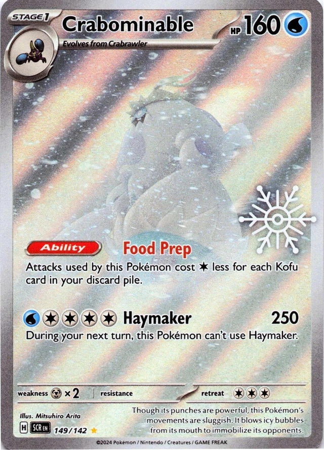 Image for Crabominable - 149/142 (Holiday Calendar) (149/142) (Miscellaneous Cards & Products) - Pokemon