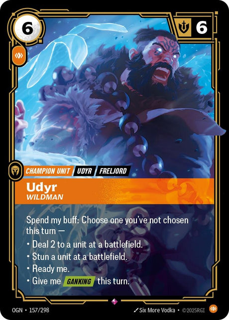 Image for Udyr - Wildman (157/298) (Origins) - Riftbound: League of Legends Trading Card Game