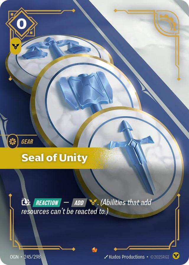 Image for Seal of Unity (245/298) (Origins) - Riftbound: League of Legends Trading Card Game