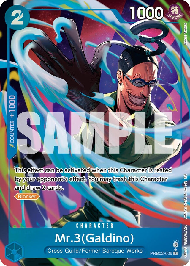 Image for Mr.3(Galdino) - PRB02-009 (Alternate Art) (PRB02-009) (Foil) (Premium Booster -The Best- Vol. 2) - One Piece Card Game