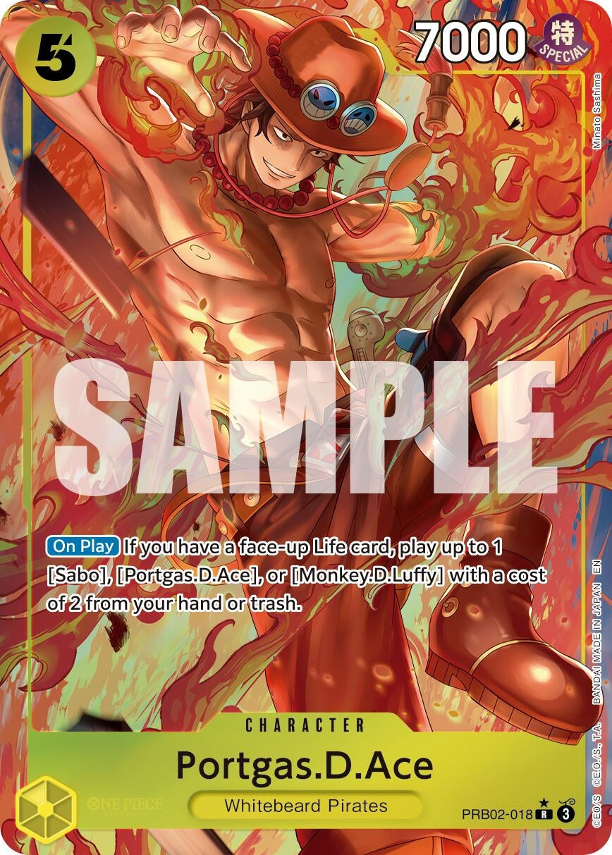 Image for Portgas.D.Ace - PRB02-018 (Alternate Art) (PRB02-018) (Foil) (Premium Booster -The Best- Vol. 2) - One Piece Card Game