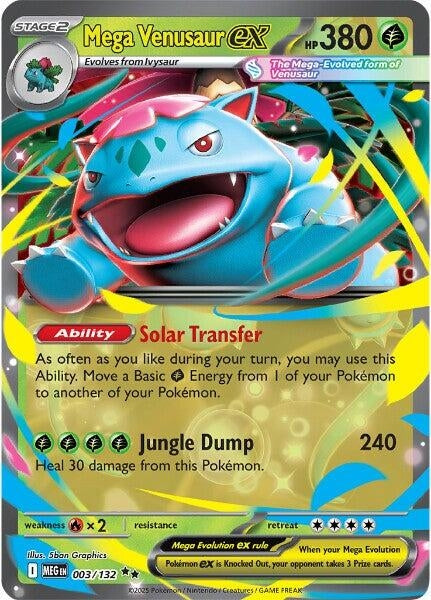 Image for Mega Venusaur ex (003/132) (ME01: Mega Evolution) - Pokemon