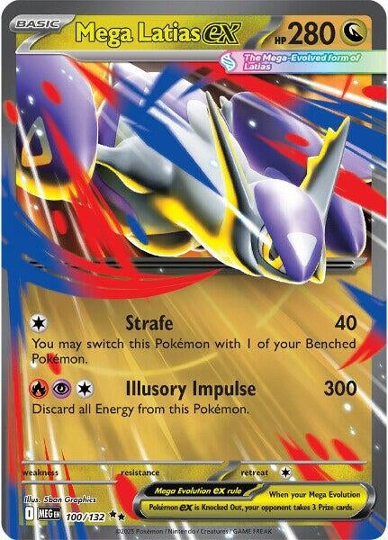 Image for Mega Latias ex (100/132) (ME01: Mega Evolution) - Pokemon