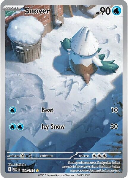 Image for Snover (140/132) (ME01: Mega Evolution) - Pokemon