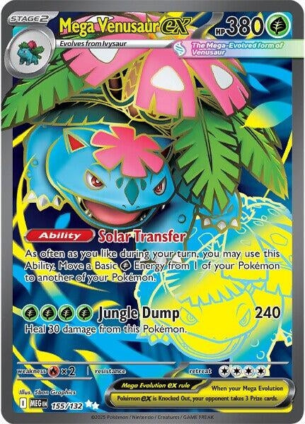 Image for Mega Venusaur ex (155/132) (ME01: Mega Evolution) - Pokemon