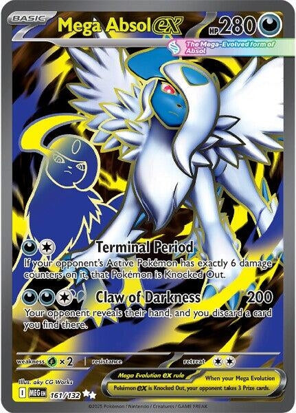 Image for Mega Absol ex (161/132) (ME01: Mega Evolution) - Pokemon