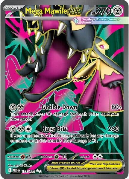 Image for Mega Mawile ex (162/132) (ME01: Mega Evolution) - Pokemon