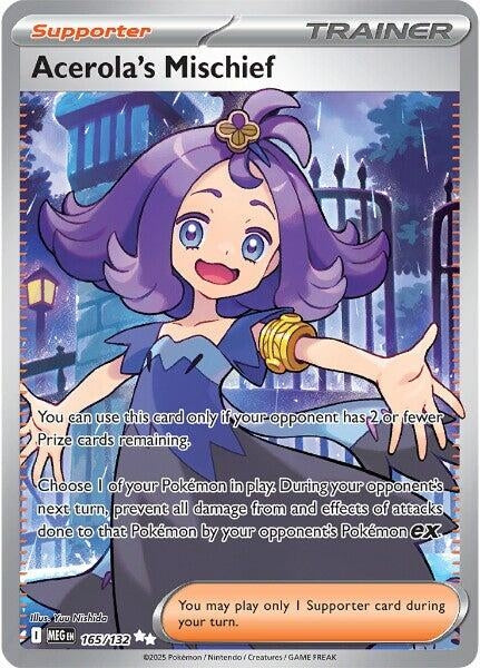 Image for Acerola's Mischief (165/132) (ME01: Mega Evolution) - Pokemon