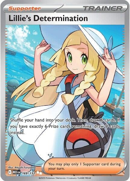 Image for Lillie's Determination (169/132) (ME01: Mega Evolution) - Pokemon