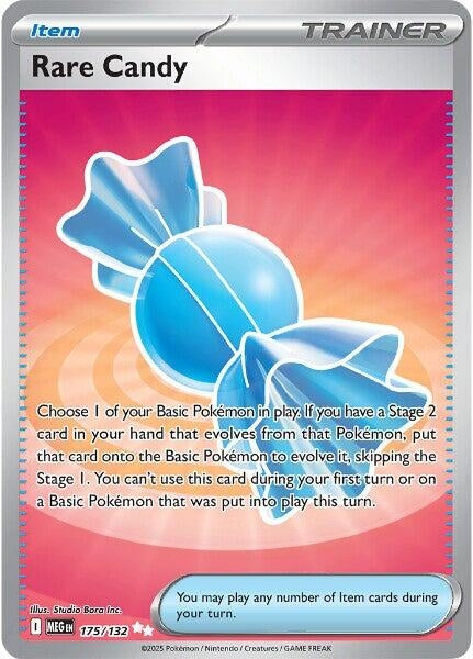 Image for Rare Candy (175/132) (ME01: Mega Evolution) - Pokemon
