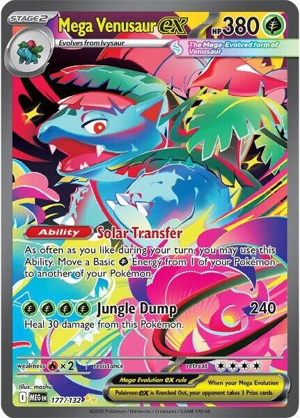 Image for Mega Venusaur ex (177/132) (ME01: Mega Evolution) - Pokemon