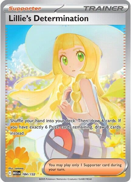 Image for Lillie's Determination (184/132) (ME01: Mega Evolution) - Pokemon