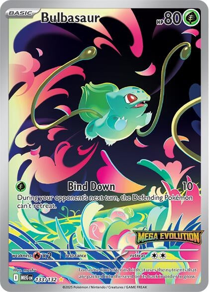 Image for Bulbasaur - 133/132 (Mega Evolution Stamped) (133/132) (Miscellaneous Cards & Products) - Pokemon