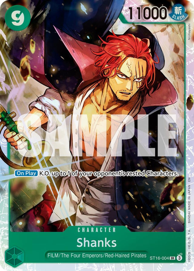 Image for Shanks - ST16-004 (Reprint) (ST16-004) (Foil) (Premium Booster -The Best- Vol. 2) - One Piece Card Game