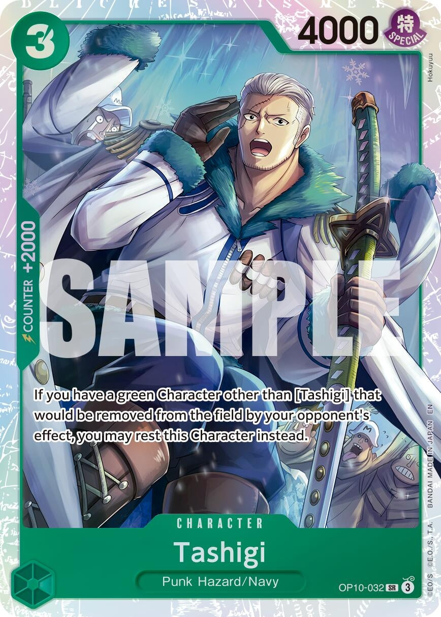 Image for Tashigi (Reprint) (OP10-032) (Foil) (Premium Booster -The Best- Vol. 2) - One Piece Card Game