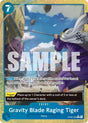 Image for Gravity Blade Raging Tiger (Alternate Art) (OP06-058) (Foil) (Premium Booster -The Best- Vol. 2) - One Piece Card Game