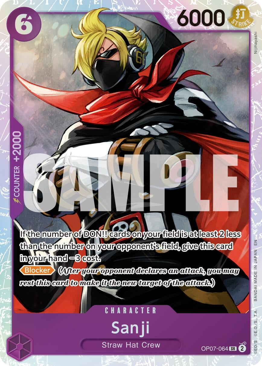 Image for Sanji (Reprint) (OP07-064) (Foil) (Premium Booster -The Best- Vol. 2) - One Piece Card Game