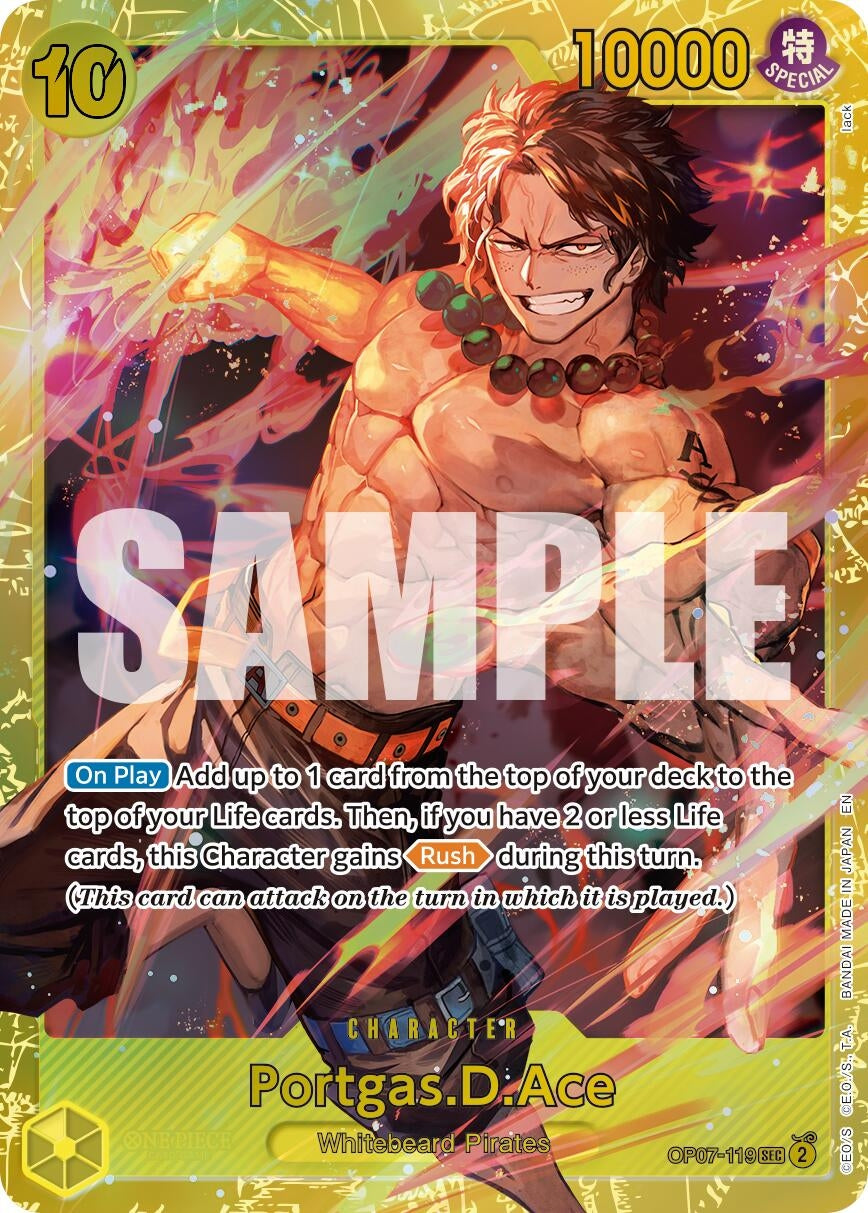 Image for Portgas.D.Ace - OP07-119 (Reprint) (OP07-119) (Foil) (Premium Booster -The Best- Vol. 2) - One Piece Card Game