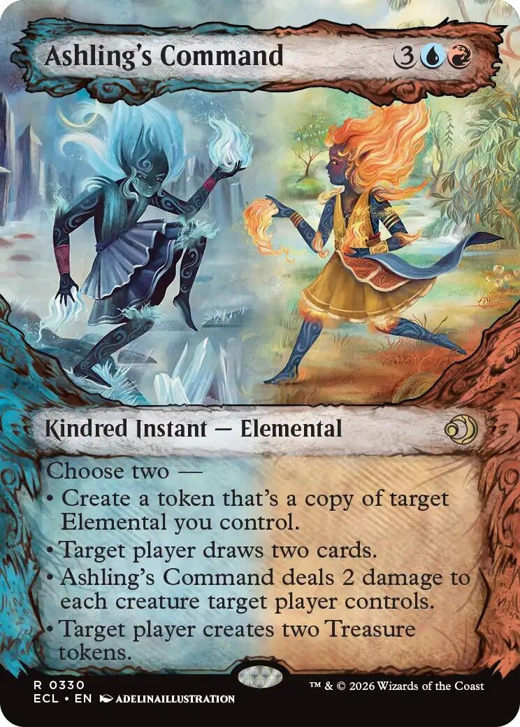 Image for Ashling's Command (Showcase) (330) (Foil) (Lorwyn Eclipsed) - Magic: The Gathering