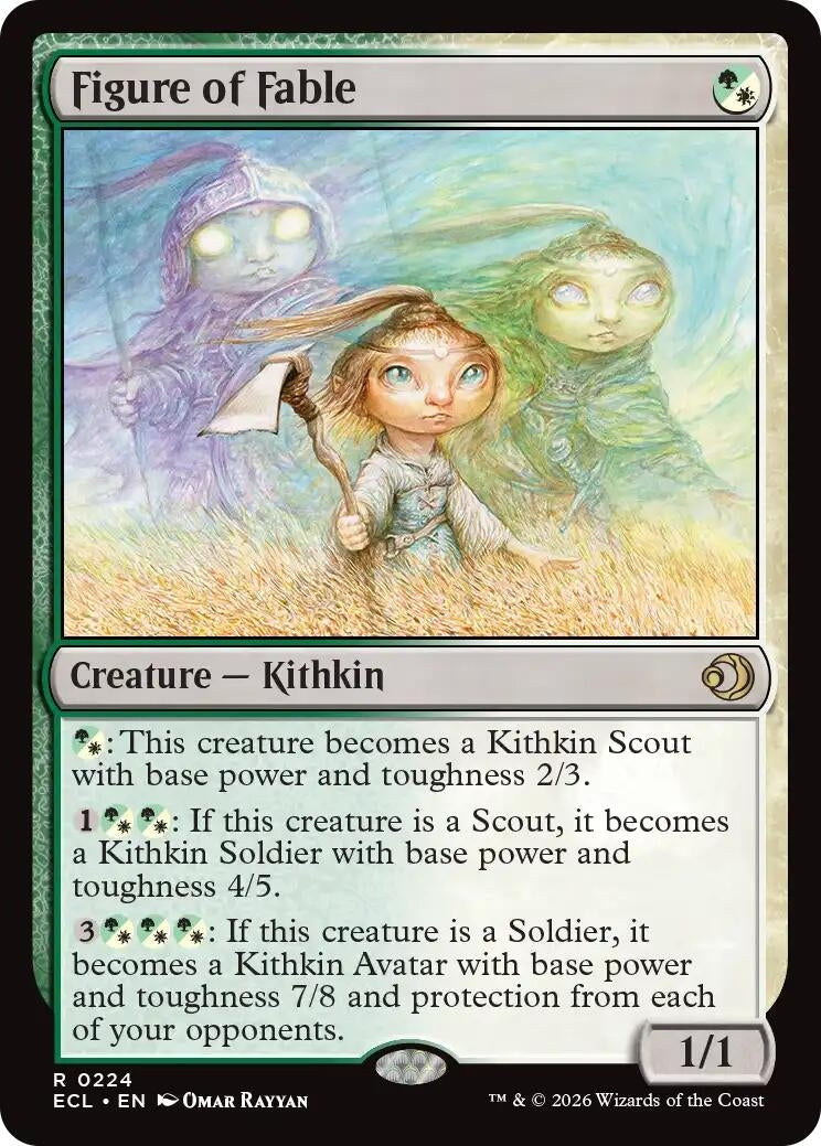 Image for Figure of Fable (224) (Foil) (Lorwyn Eclipsed) - Magic: The Gathering