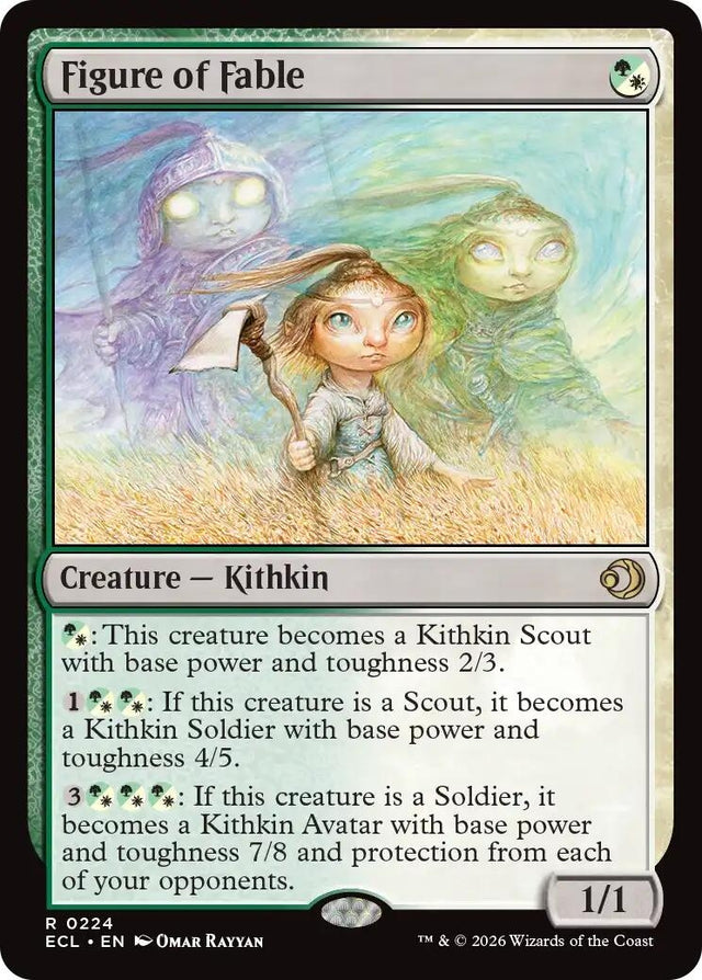 Image for Figure of Fable (224) (Foil) (Lorwyn Eclipsed) - Magic: The Gathering