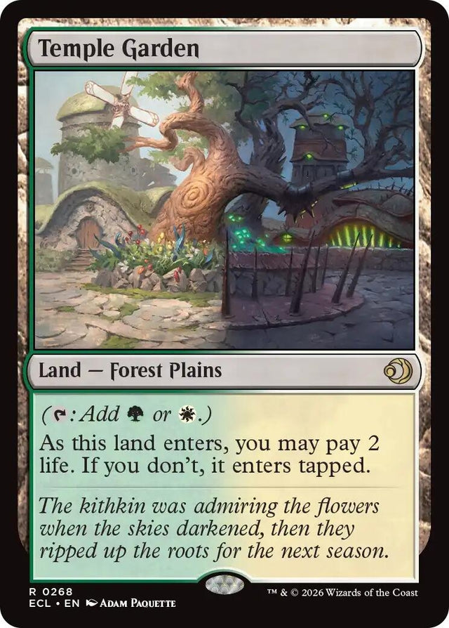Image for Temple Garden (268) (Foil) (Lorwyn Eclipsed) - Magic: The Gathering